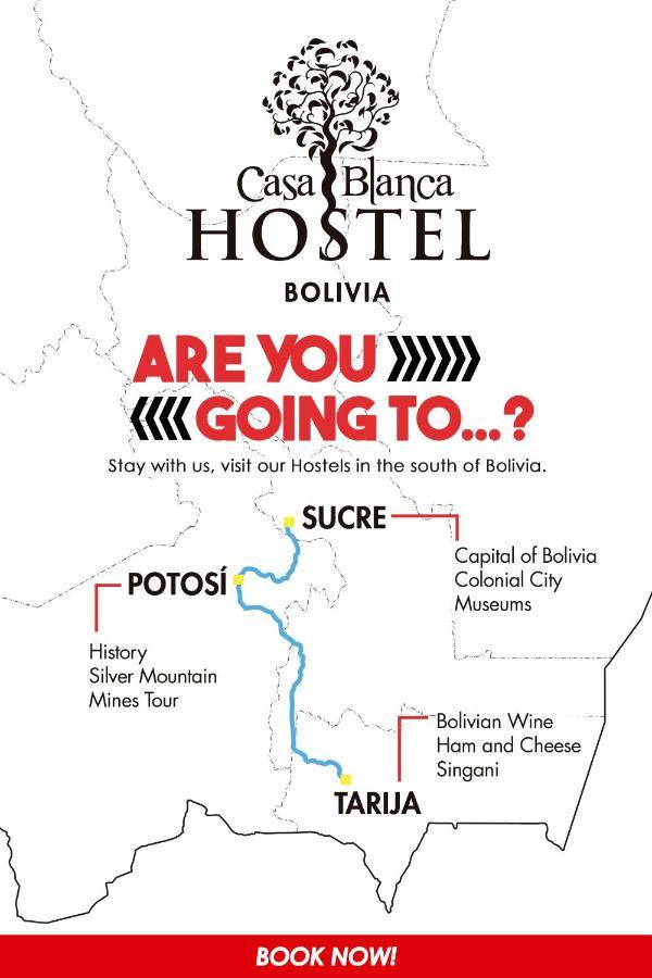 Hostel Casa Blanca Sucre Zewnętrze zdjęcie